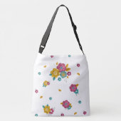 Sac Ajustable Bouquet de papier en cercle de fleurs en fleurs 3D (Dos)