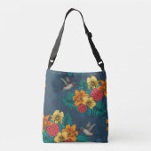 Sac Ajustable Bouquet et colibris tropicaux (Dos)
