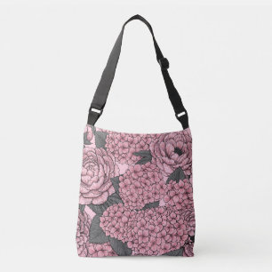 Sac Ajustable Bouquet floral en rose