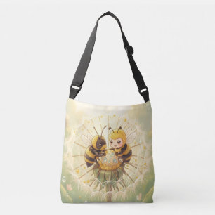 Sac Ajustable Bourdon doré en danse fleurie.5