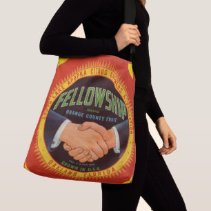 Sac Ajustable Bourse de recherche Orange Country Citrus étiquett