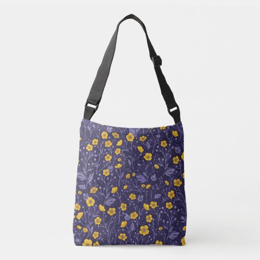 Sac Ajustable Boutons jaunes et violets (Devant)