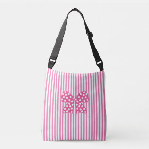 Sac Ajustable Bow Rose, Points, Bandes Roses