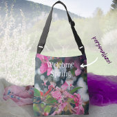 Sac Ajustable Branche d'arbre de prune avec fleurs roses