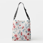 Sac Ajustable Branche florale botanique élégante (Dos)