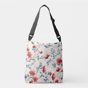 Sac Ajustable Branche florale botanique élégante