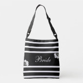Sac Ajustable Bride sur bandes noir et blanc (Dos)