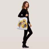 Sac Ajustable Bright Sunflower Watercolor Fabuleux 50 nommé (Sur le modèle)