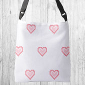 Sac Ajustable Broderie Cardiaque Croix Rouge Fourre-tout