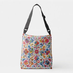 Sac Ajustable Broderie colorée À l'air de design floral