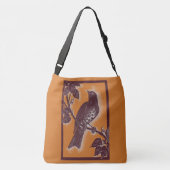 Sac Ajustable brune avec orangé (Dos)