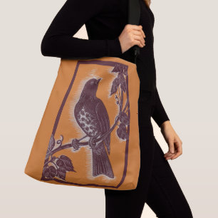 Sac Ajustable brune avec orangé
