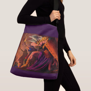 Sac Ajustable Brunhilde Weeps à Sigfried's Funeral Pyre