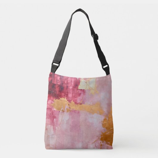 Sac Ajustable Brush artistique touche or et rose (Devant)