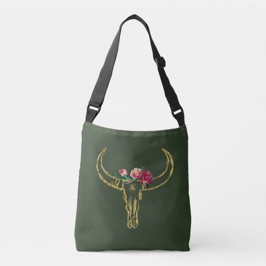 Sac Ajustable Bull Skull Gold Fourre-tout (Devant)