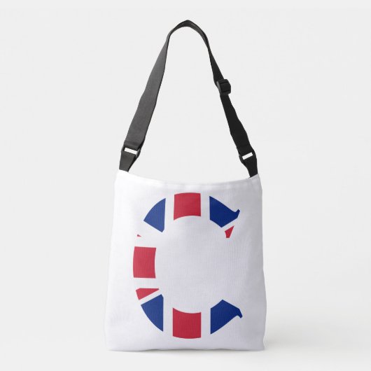 Sac Ajustable C Monogramme superposé sur Union Jack Flag cbcnt (Devant)