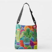 Sac Ajustable Cactus en pot abstrait (Devant)