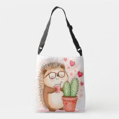 Sac Ajustable Cactus Hérisson Aquarelle Joie (Dos)