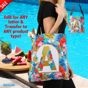 Sac Ajustable Cadeaux de mariage de fleurs tropicales Demoiselle