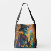 Sac Ajustable Calavera Cheers - Art mexicain de squelette (Dos)