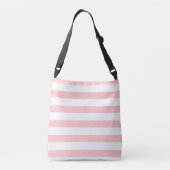 Sac Ajustable Calligraphie maman sur rayures roses et blanches (Dos)