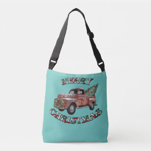 Sac Ajustable Camion & Xmas Tree Retro Design Joyeux Noël