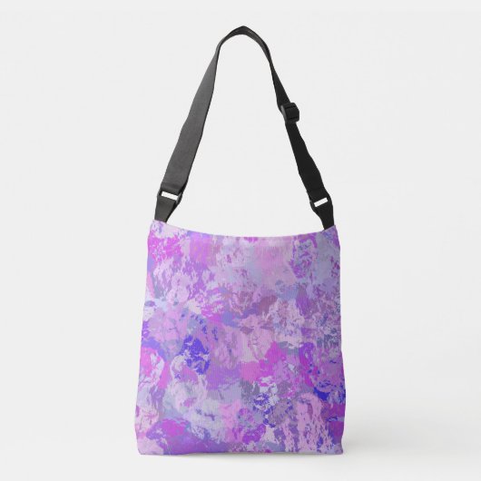 Sac Ajustable Camo Abstrait tendance rose violet bleu (Devant)