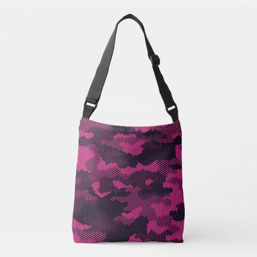 Sac Ajustable Camouflage hexagonal, texture militaire arrière - (Devant)