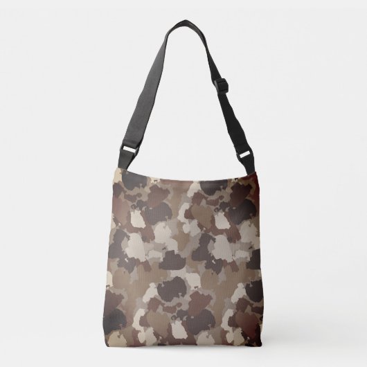 Sac Ajustable Camouflage Militaire Tons Terre Bruns (Devant)
