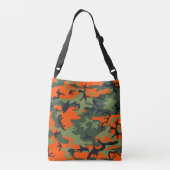 Sac Ajustable Camouflage orange et vert, Militaire, Armée (Dos)