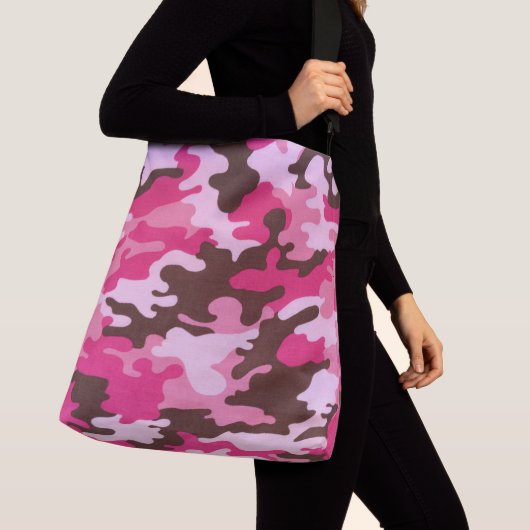 Sac Ajustable Camouflage rose (De près)