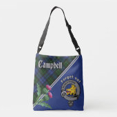 Sac Ajustable Campbell Clan Badge & Tartan (Dos)