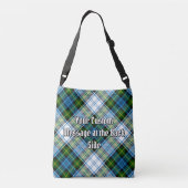 Sac Ajustable Campbell Crest au-dessus de Tartan (Dos)