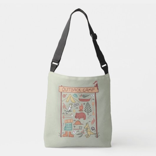 Sac Ajustable Camping Outback Animaux Australiens Camping (Devant)