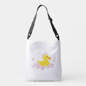 Sac Ajustable Canard dans des bulles roses (Dos)