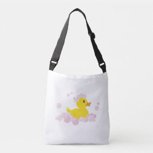 Sac Ajustable Canard dans des bulles roses