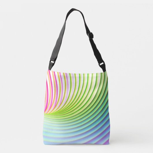 Sac Ajustable Candy Stripe Pastel Arc-en-ciel couleur vive (Dos)
