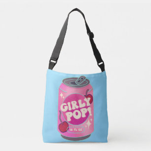 Sac Ajustable Canette de soda cerise Girly Pop Rose rétro Y2K