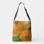 Sac Ajustable Capucine Orange Floral (Dos)