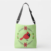 Sac Ajustable Cardinal Rouge Cardinal Cardinal aux Fleurs (Devant)