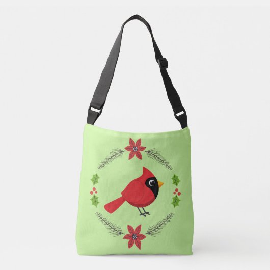 Sac Ajustable Cardinal Rouge Cardinal Cardinal aux Fleurs (Devant)