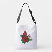 Sac Ajustable Cardinaux rouges sur décoration de Noël (Dos)