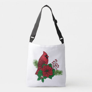Sac Ajustable Cardinaux rouges sur décoration de Noël