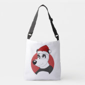 Sac Ajustable Caricature de Noël avec caravane d'ours de panda m (Devant)