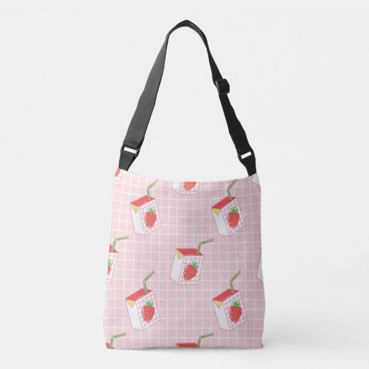 Sac Ajustable Caricatures de Lait de fraise : Motif (Devant)