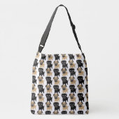 Sac Ajustable Carlins noirs et animaux (Dos)
