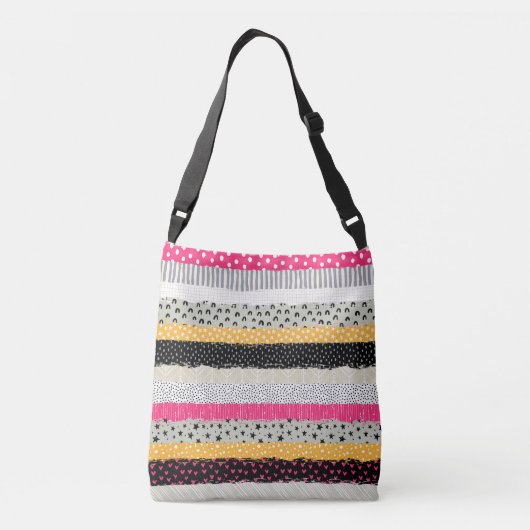 Sac Ajustable Carrelage en Patchwork : Conception Versatile Sans (Dos)