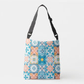 Sac Ajustable Carrelage orange et bleu (Devant)