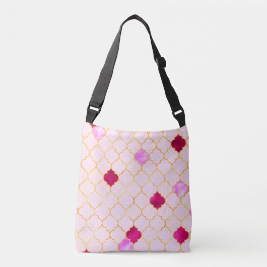 Sac Ajustable Carrelage rose arabe (Devant)