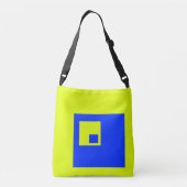 Sac Ajustable Carrés jaunes et bleus (Dos)